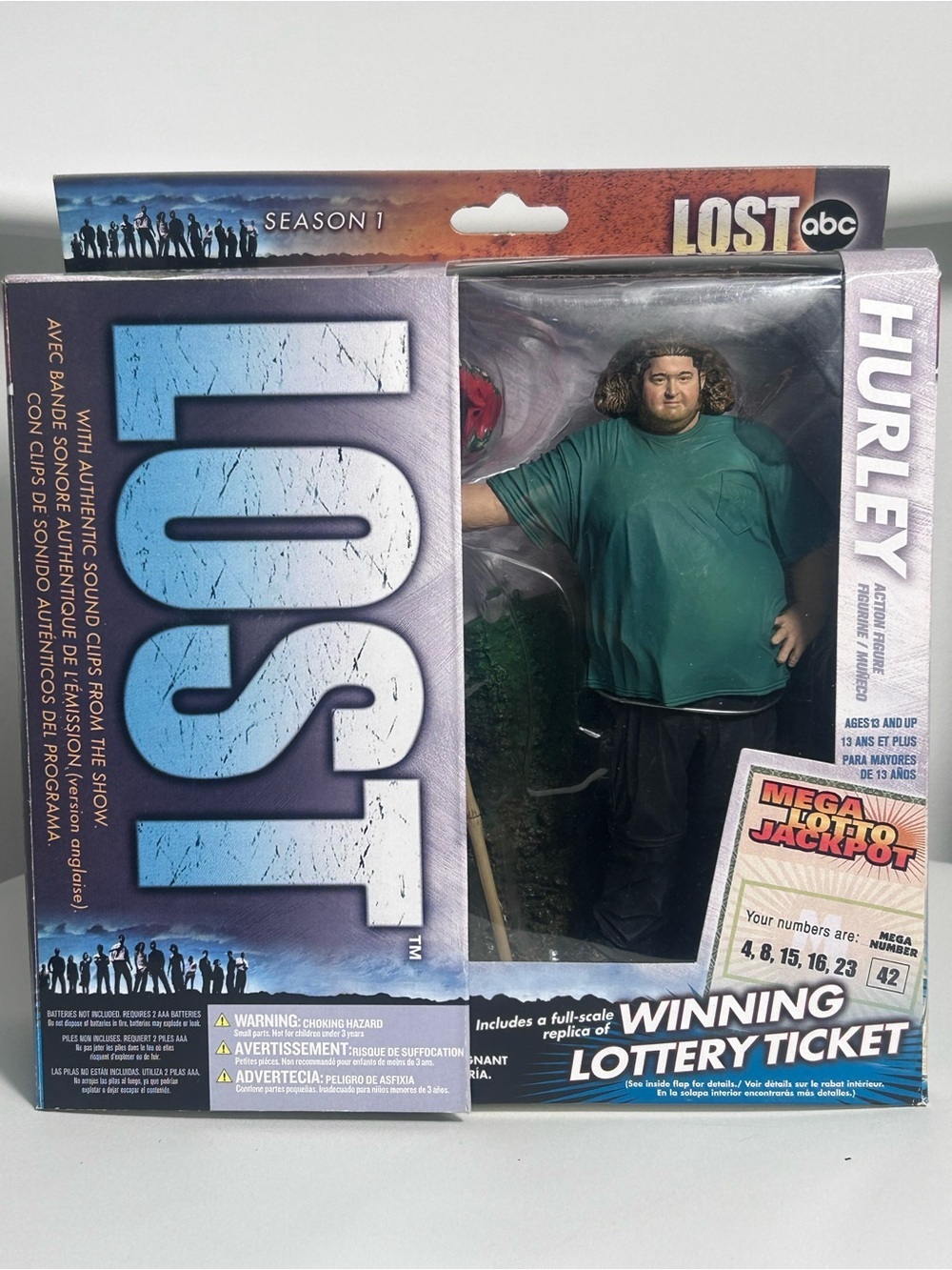 McFarlane Toys LOST Hurley Season 1 Sound Figure Sealed 2006 TV Collectible